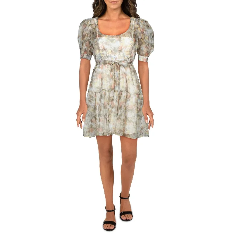 Danielle Bernstein Womens Mini Mini Dress Fashionable Polka Dot Mini Dress