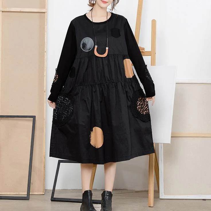 French Cotton Tunic Top Plus Size Print Life Black Dotted Midi Dresses Elegant Faux Wrap Midi Dress French Cotton Tunic Top Plus Size Print Life Black Dotted Midi Dresses Elegant Faux Wrap Midi Dress