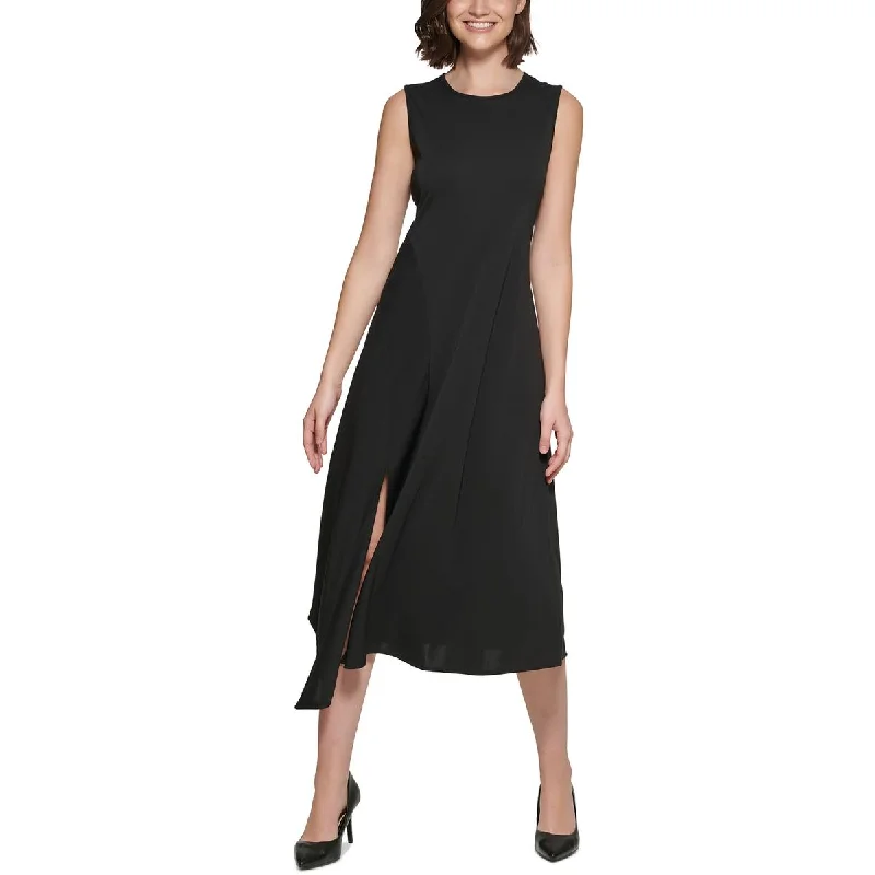 Karl Lagerfeld Paris Womens Solid Matte Jersey Midi Dress Fashionable Plaid Midi Dress Karl Lagerfeld Paris Womens Solid Matte Jersey Midi Dress Fashionable Plaid Midi Dress