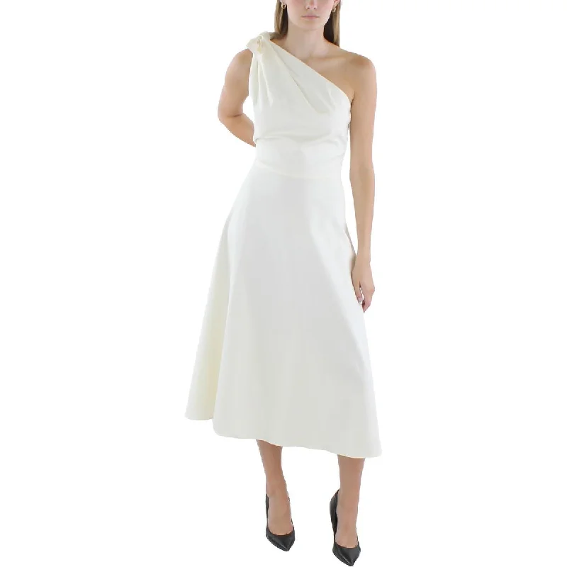 Kate Spade New York Womens One Shoulder Stretch Midi Dress Cozy Knit Midi Dress