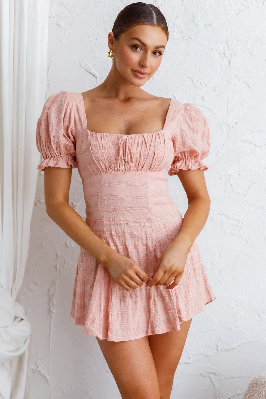 Promise Keepers Puff Sleeve Mini Dress Sienna Elegant Tulle Mini Dress