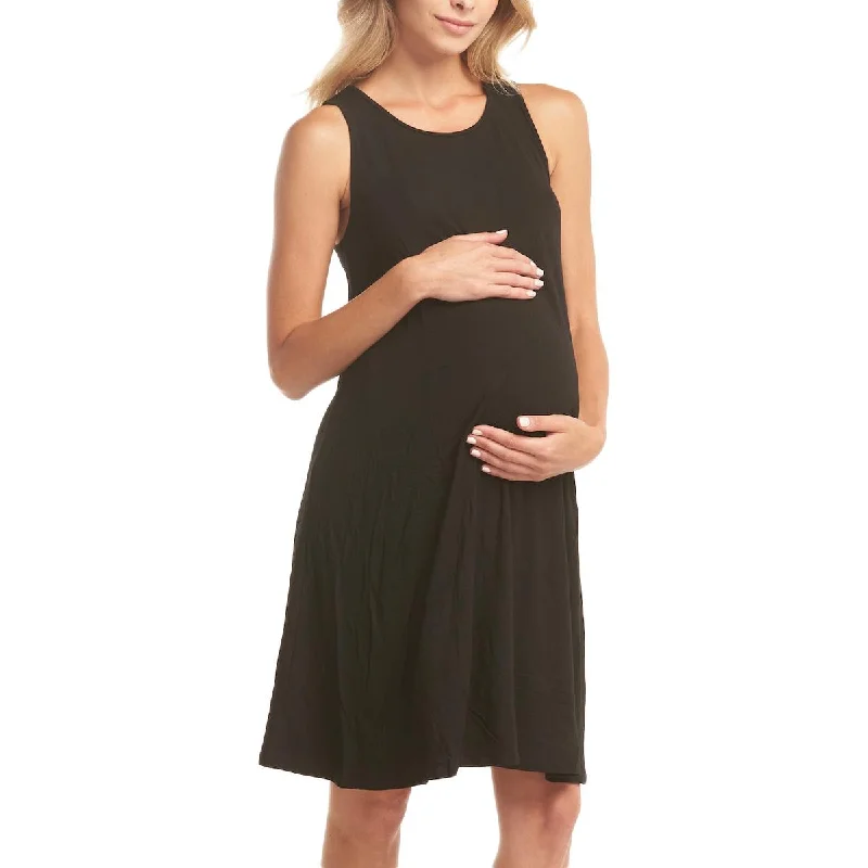 Tart Maternity Womens Lindsay Sleeveless Maternity Mini Dress Comfortable Smocked Mini Dress Tart Maternity Womens Lindsay Sleeveless Maternity Mini Dress Comfortable Smocked Mini Dress