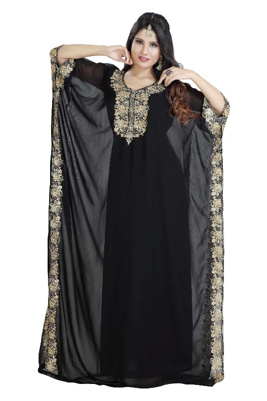 Designer Farasha Arabian Maxi Dress Stylish One-Shoulder Maxi Dress