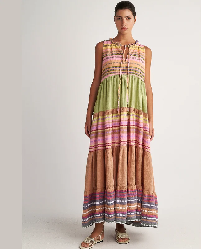Pearl and Caviar Zakar Maxi Dress Trendy Maxi Dress with Bow