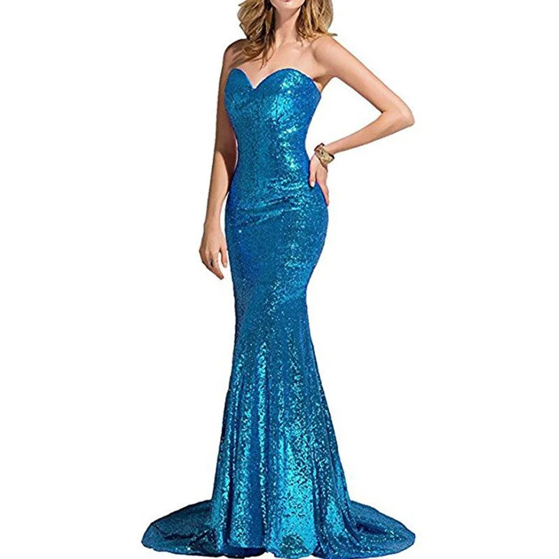 sd-hk Off The Shoulder Evening Maxi Dress Strapless Sequin Prom Gowns Stylish A-Line Maxi Dress sd-hk Off The Shoulder Evening Maxi Dress Strapless Sequin Prom Gowns Stylish A-Line Maxi Dress