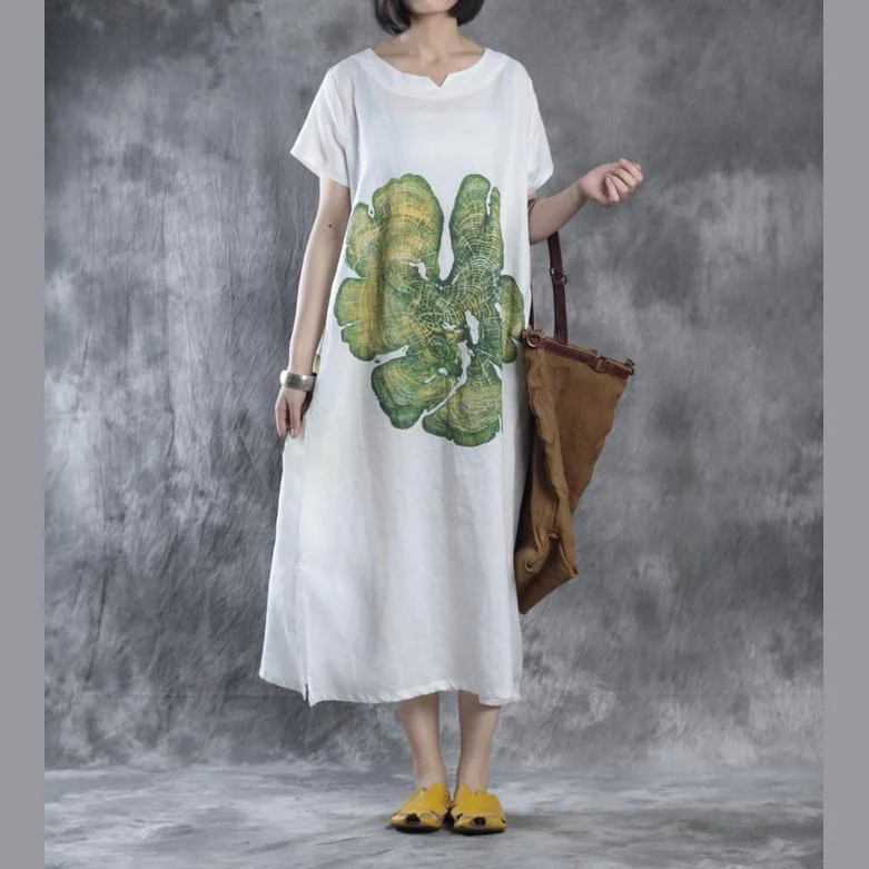 White linen maxi dresses long sundresses flower print Stylish Off-Shoulder Maxi Dress White linen maxi dresses long sundresses flower print Stylish Off-Shoulder Maxi Dress