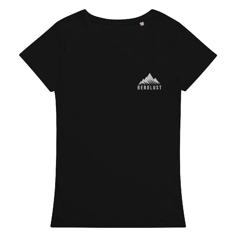 Berglust Logo - Damen Premium Organic T-Shirt (Bestickt)