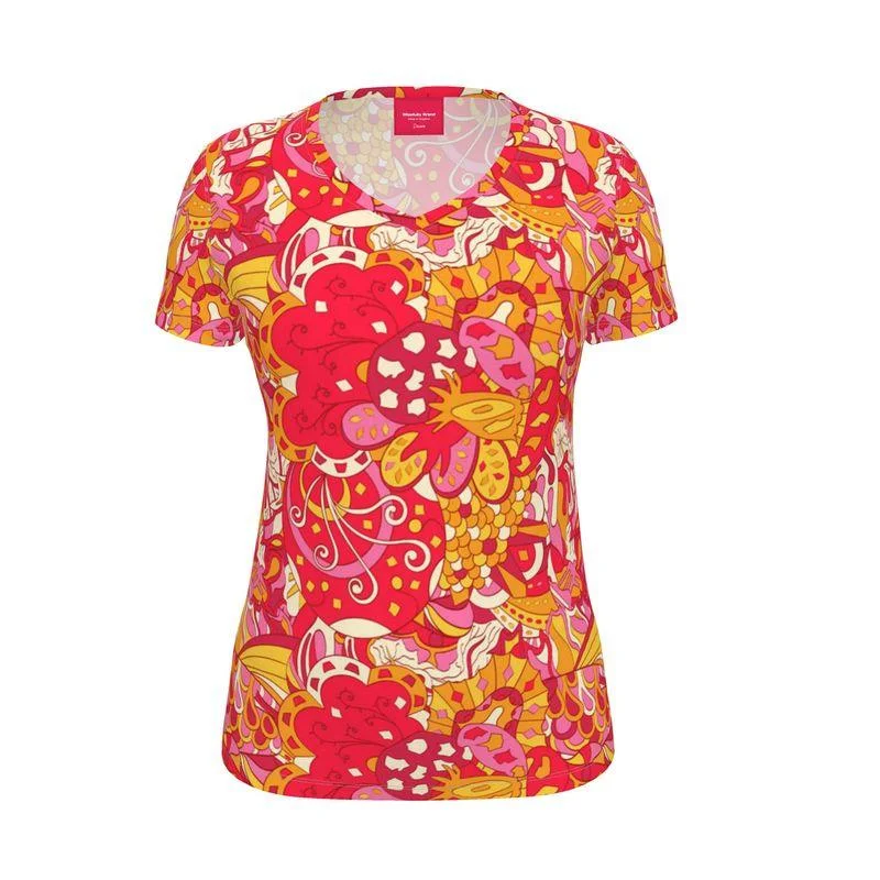 Decora V-neck Tee