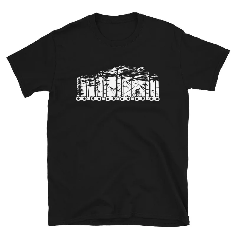 Fahrradkette Und Wald - T-Shirt (Unisex)