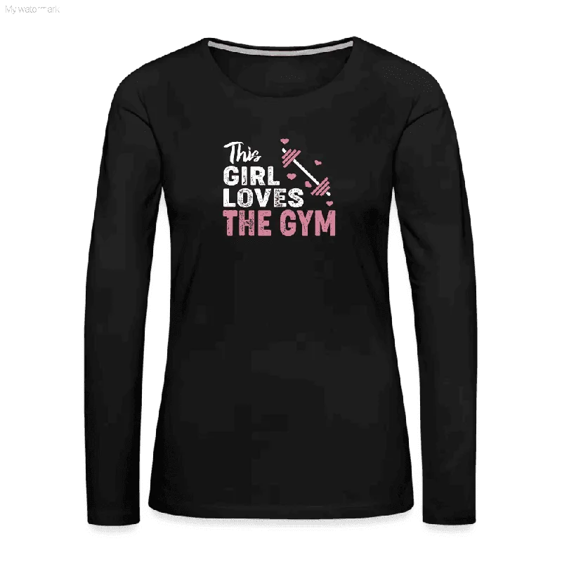 Women's Long Sleeve Girl |Fitness Women T-Shirt