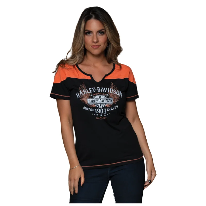 Gasoline Alley Harley-Davidson® Women's Dealer Tee - Righteous