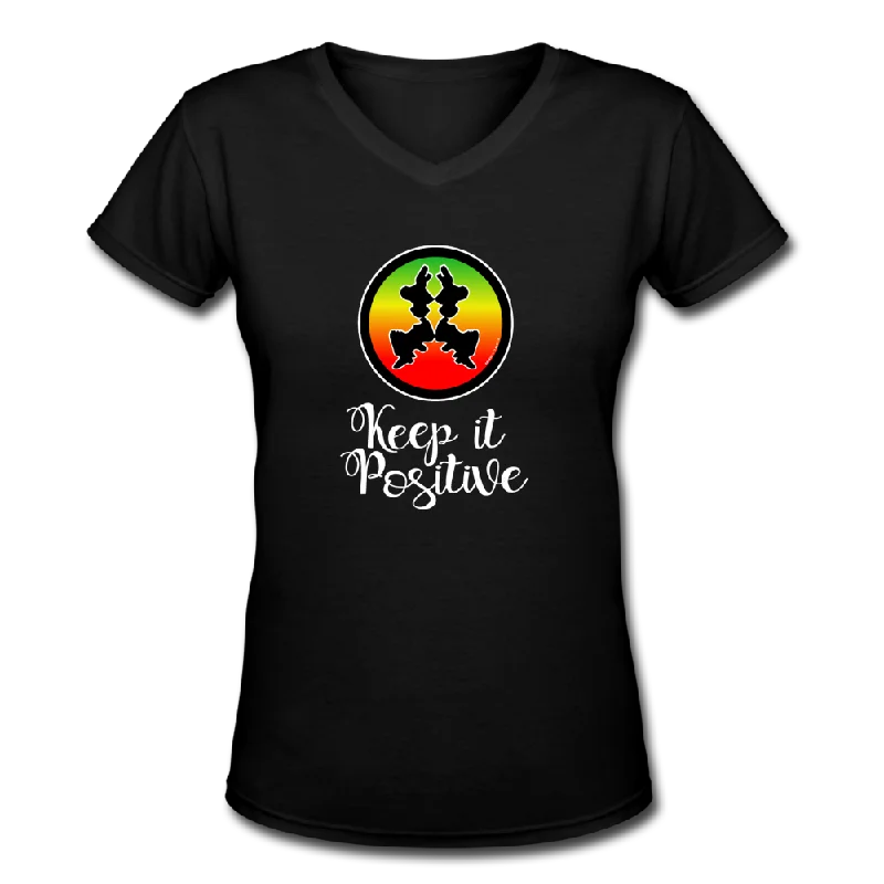 it's OON - Women's V-Neck T-Shirt - Keep it Positive