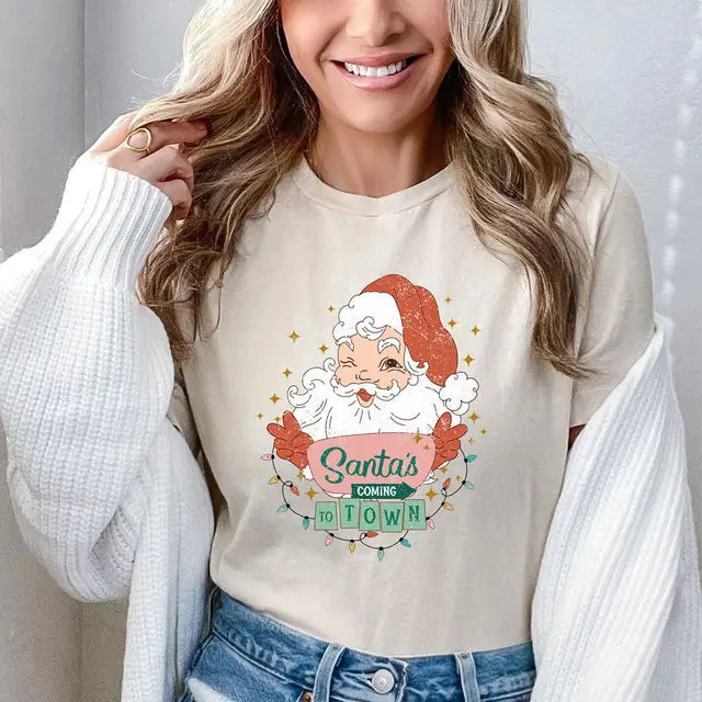 Retro Santa Graphic Tee