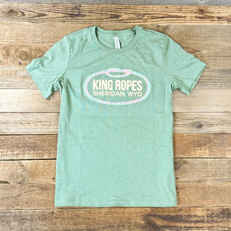 NEW! Women's King Ropes Tee - Heather Sage