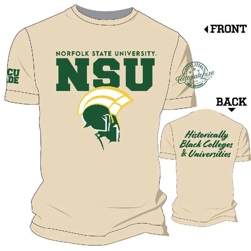 PRE ORDER ( SHIP JAN 15) NORFOLK STATE Chenille EMBROIDERY UNISEX TEES