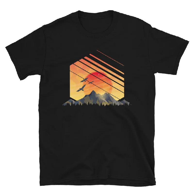 Sonnenaufgang Alpen - T-Shirt (Unisex)