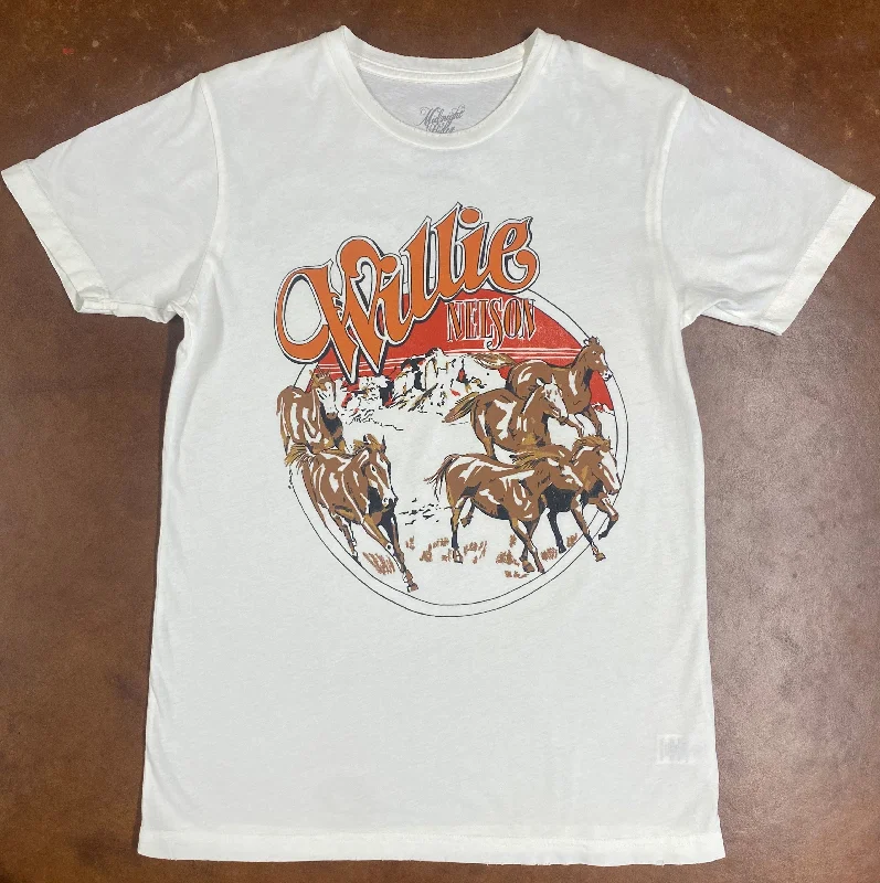 Willie Nelson Horses Unisex Tee