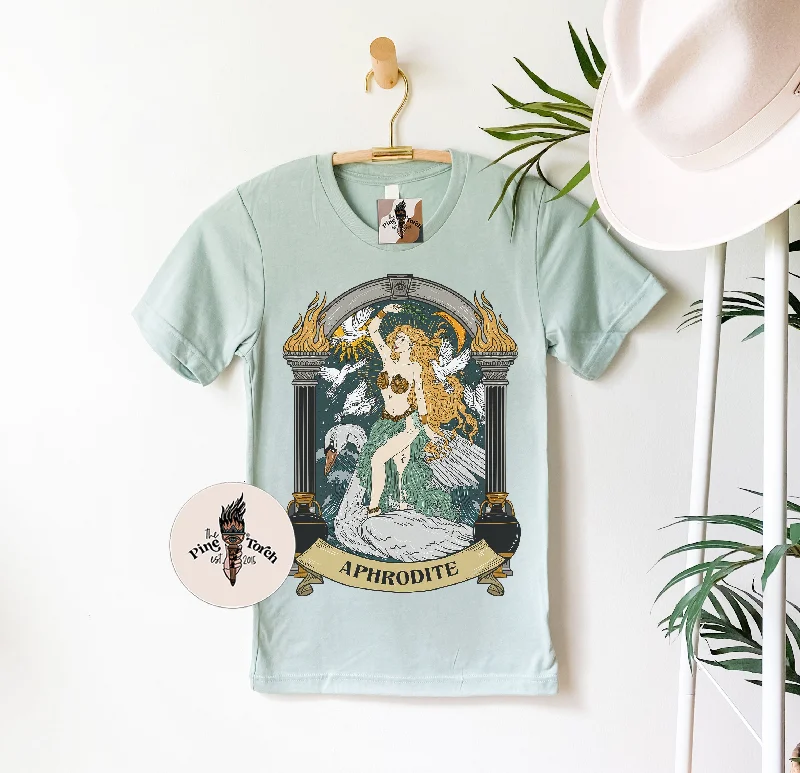 APHRODITE // UNISEX TEE Chenille Brocade Lace