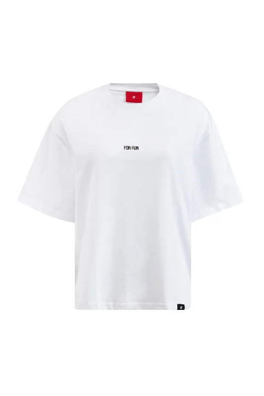 For Fun / Women Oversize T-shirt Rayon Velvet Corduroy