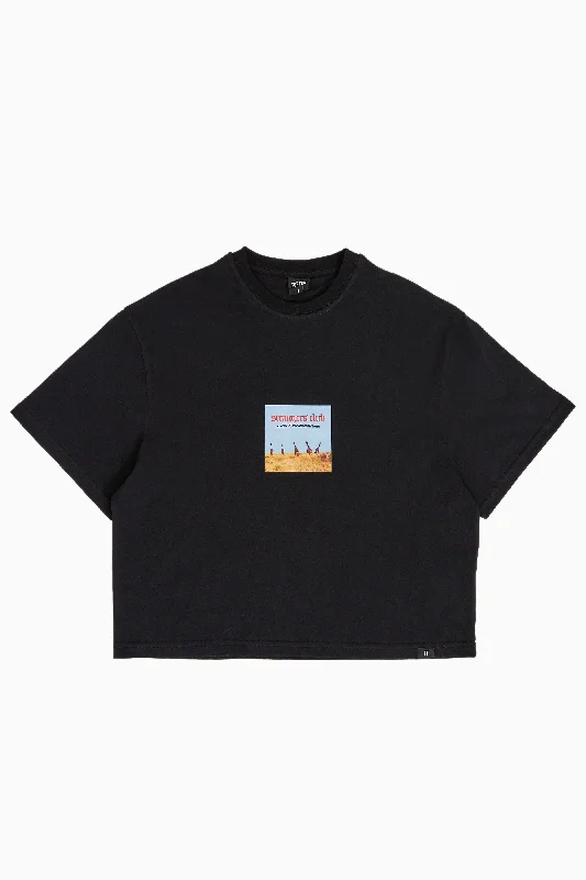 Strangers Club v2.003 / Women Oversize T-shirt Collared T-Shirt Boat Neck A-Line