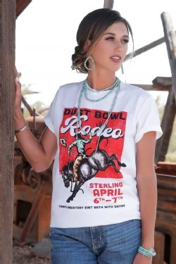 Cruel Girl Women's T-Shirt/CTT7385013 Embroidered Appliqued Beaded
