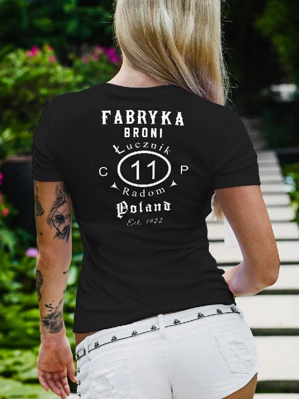 Poland Fabryka Broni - Women's T-Shirt Rayon Fabric Velvet Fabric Corduroy Fabric
