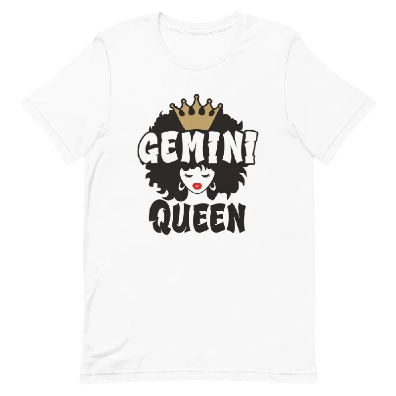 GEMINI QUEEN Short-Sleeve Unisex T-Shirt Terry Blend Velvet Blend Canvas Blend