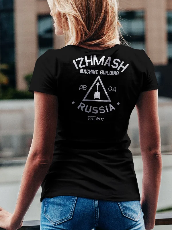 Russia Izhmash - Women's T-Shirt Striped Floral Plaid