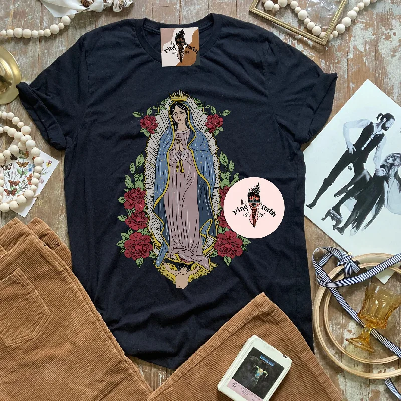 MOTHER MARY // UNISEX TEE Boxy Fit Fitted Loose
