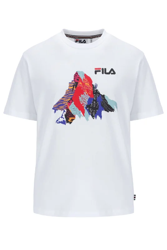 Mountain Peak Graphic Unisex T-Shirt Cashmere Blend Cotton Blend Poly Blend