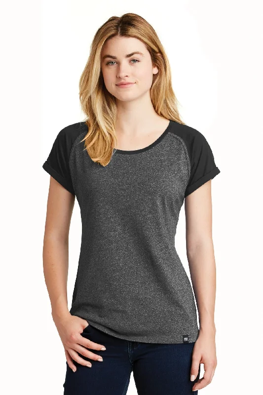 New Era ® Ladies Heritage Blend Varsity Tee. LNEA107 Silk Blend Satin Velvet