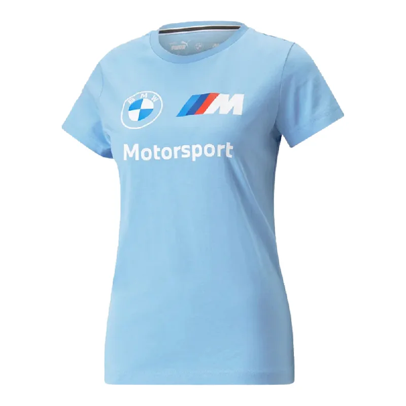 Puma Women's BMW M Motorsport ESS Logo T-Shirt Notch Collar Peter Pan Collar Cowl Neck Puma Women's BMW M Motorsport ESS Logo T-Shirt Notch Collar Peter Pan Collar Cowl Neck