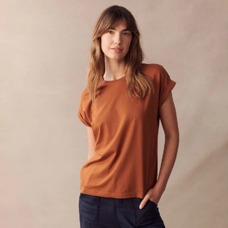 RHODES TEE | DESERT Ribbed Striped Patterned
