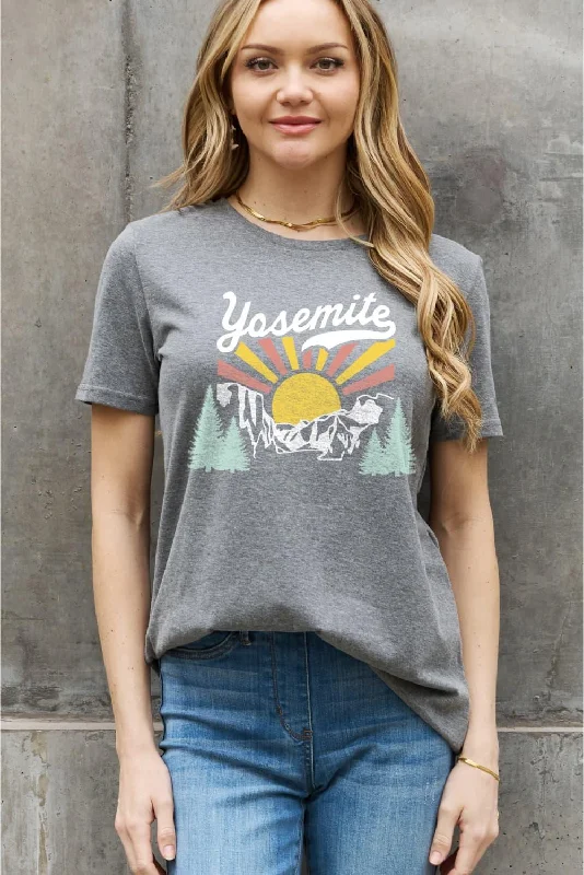 Full Size YOSEMITE Graphic Cotton Tee Faux Fur Fabric Real Fur Fabric Shearling Fabric Full Size YOSEMITE Graphic Cotton Tee Faux Fur Fabric Real Fur Fabric Shearling Fabric