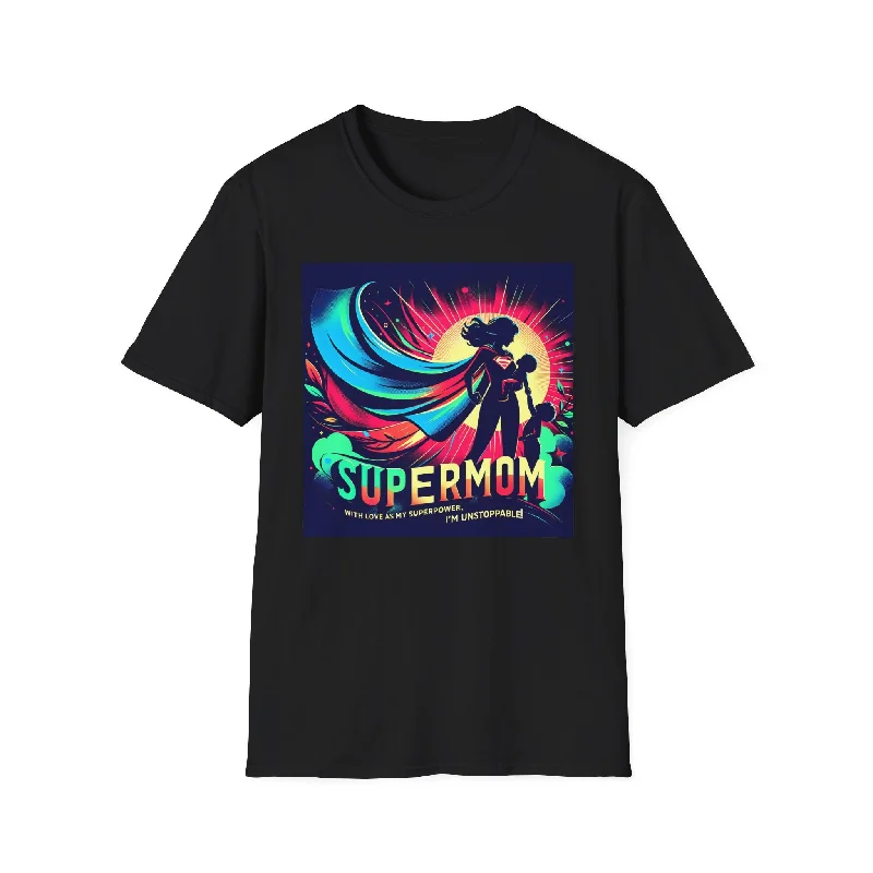 Supermom Empowerment Tee Thin T-Shirt Open Front Quick Dry
