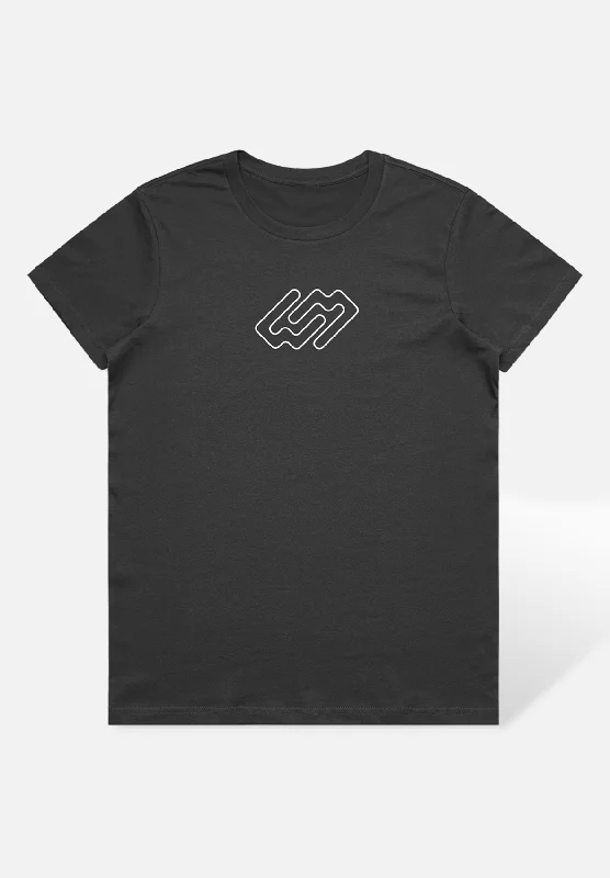 Voodoo Classic Tee Coal Women Cozy Warm Stylish
