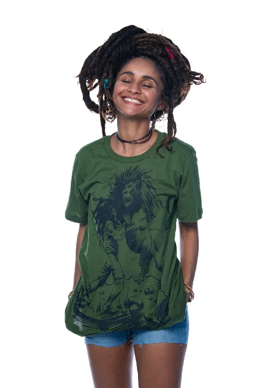 Dread & Lion Boyfriend Fit Tee Elegant Classic Vintage