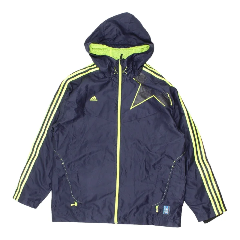 Champions League Adidas Climaproof Mens Navy Hoodie Jacket | Football Sportswear