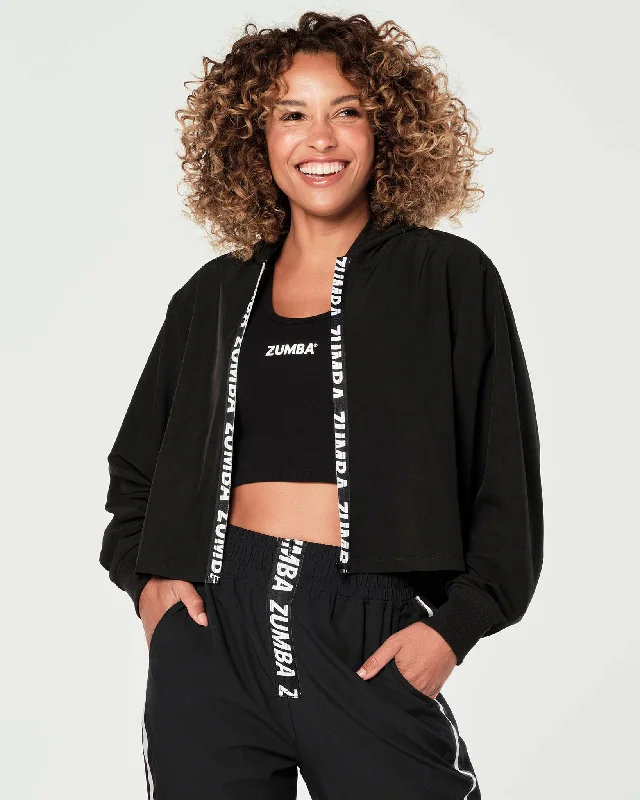 Creatives Unite Zip-Up Crop Jacket