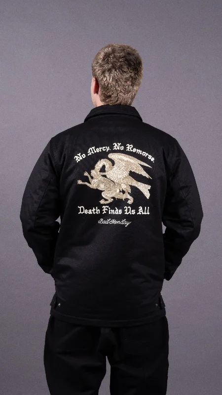 Death Finds Us All Service Jacket Black