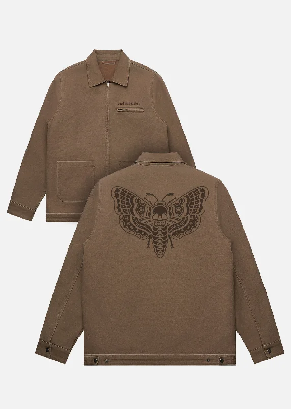 Death Moth Canvas Jacket Walnut