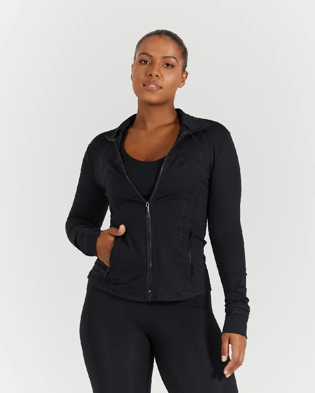 Muscle Republic | Performa Zip Up Jacket - Black