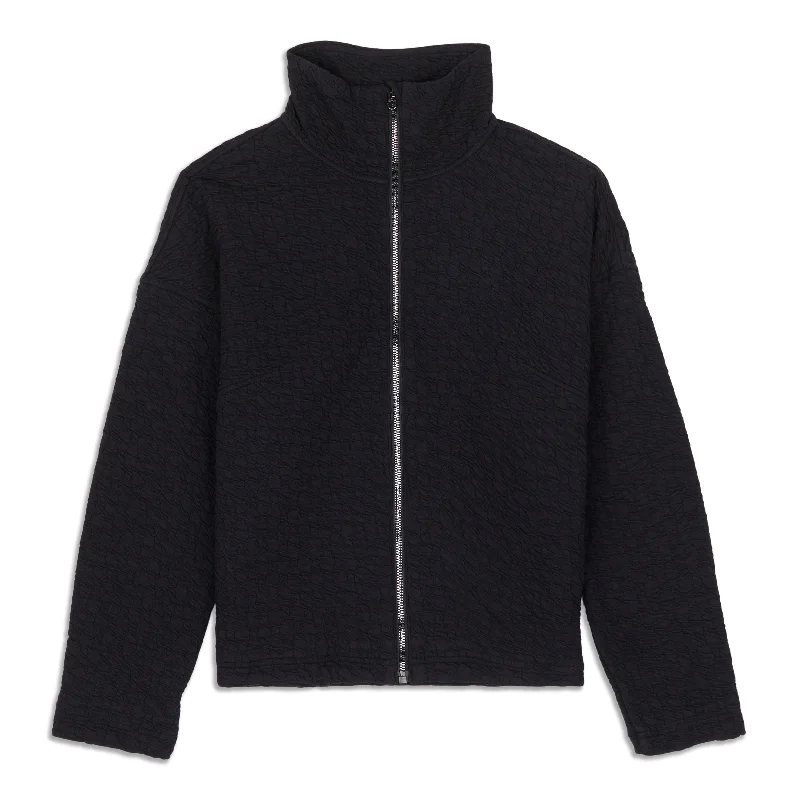 Rippled Full Zip Jacket