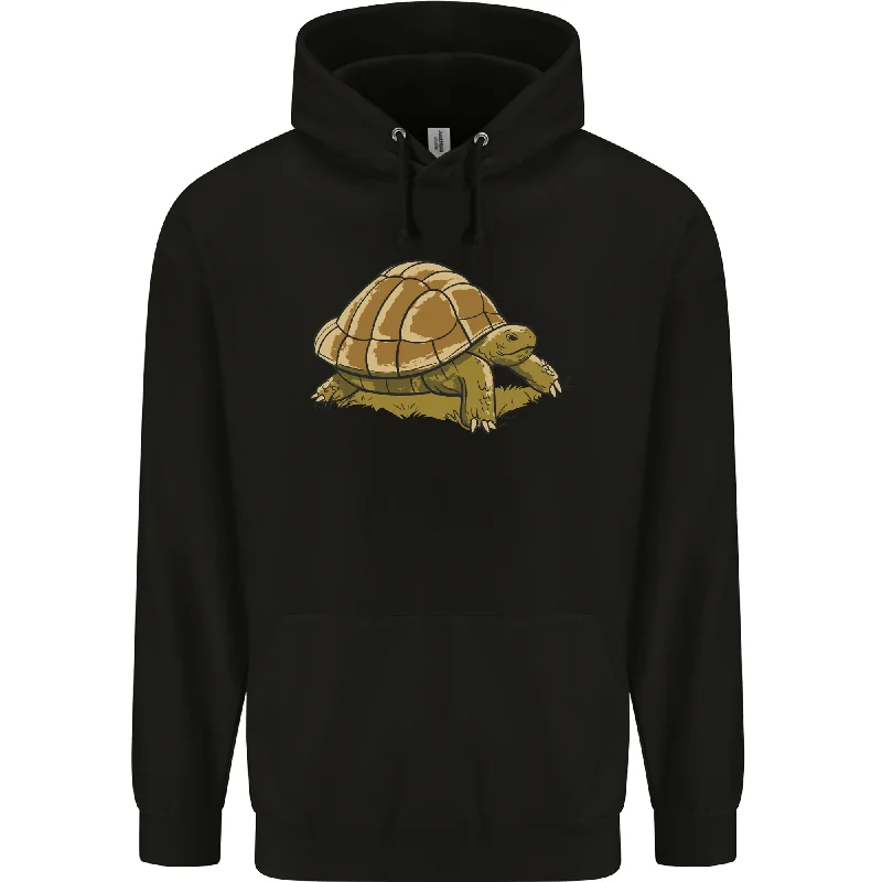 A Brown Tortoise Mens 80% Cotton Hoodie