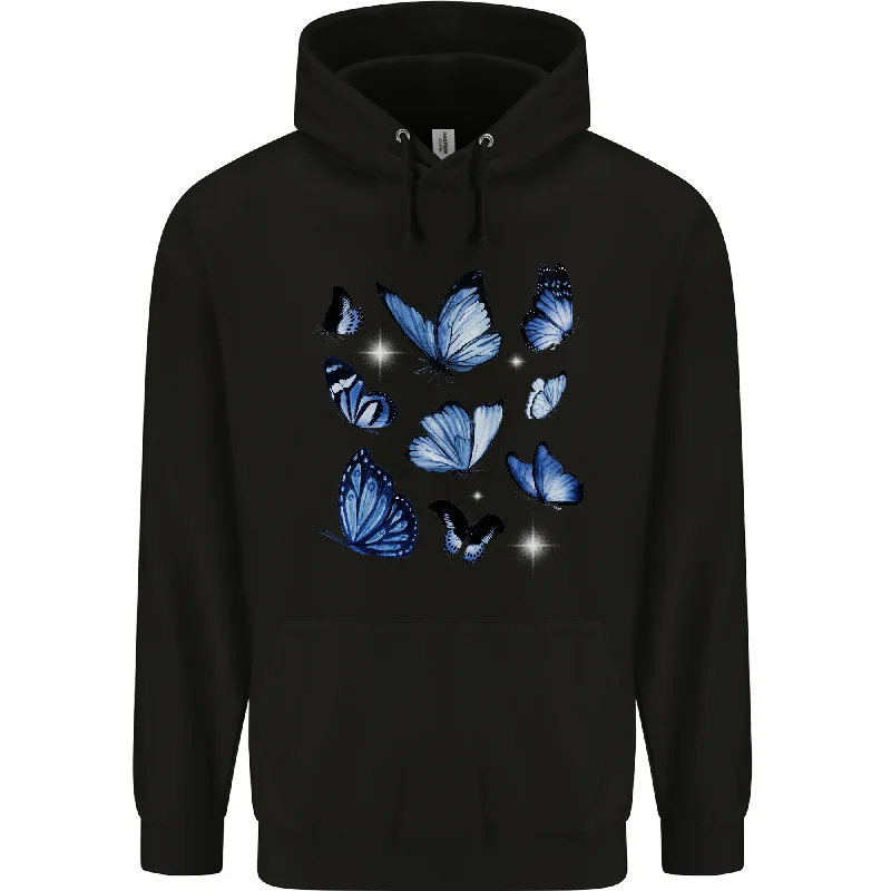 A Butterfly Collection Rhopalocera Mens 80% Cotton Hoodie