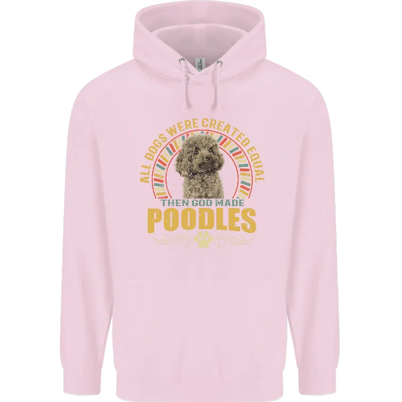 A Poodle Dog Mens 80% Cotton Hoodie Hoodie with Relaxed Fit Easy Casual