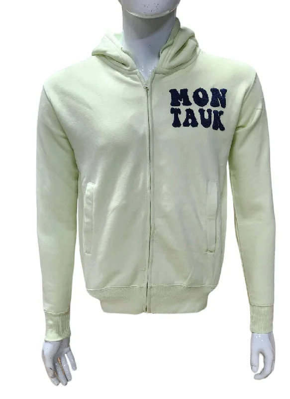 Adult Unisex Montauk The End Salty Vibes Zip-Up Hoodie Hoodie with Exposed Zipper Edgy Industrial Adult Unisex Montauk The End Salty Vibes Zip-Up Hoodie Hoodie with Exposed Zipper Edgy Industrial