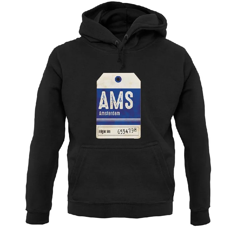 Amsterdam Tag Unisex Hoodie Oversized Hoodie Comfort Casual