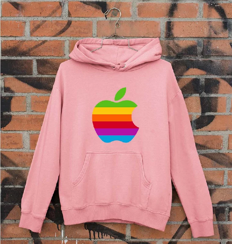 Apple Unisex Hoodie for Men/Women Hoodie with Color Block Contrast Stylish
