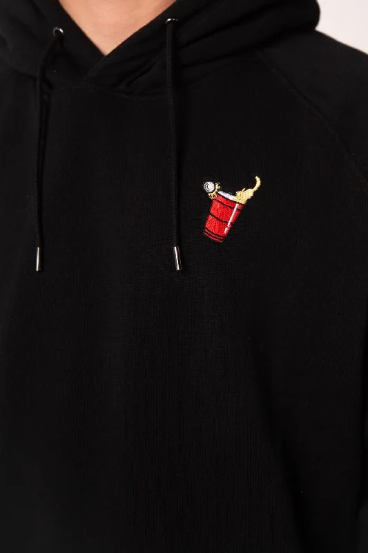 Beerpong Randtreffer | Bestickter Bio-Baumwoll Frauen Hoodie Hoodie with V-Neck Classic Versatile Beerpong Randtreffer | Bestickter Bio-Baumwoll Frauen Hoodie Hoodie with V-Neck Classic Versatile